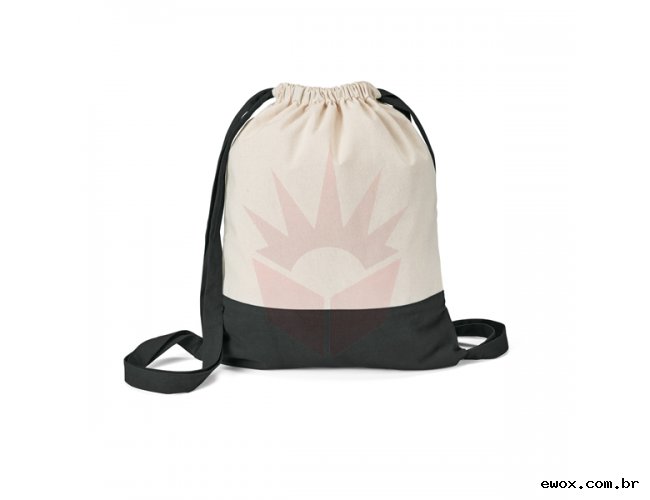 Sacola tipo mochila