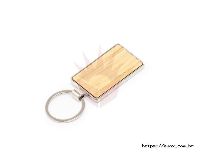 02481 Chaveiro Metal Bambu