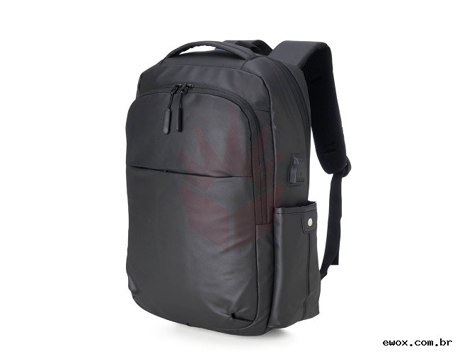 Mochila Couro Sinttico USB 20 Litros